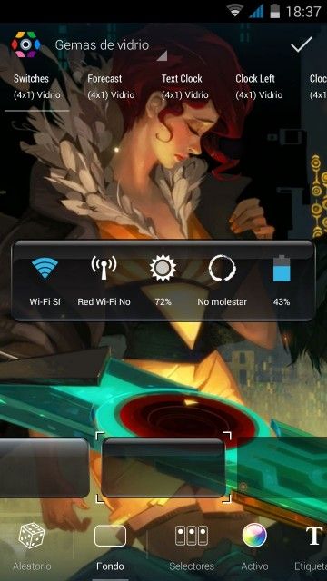 Widget de selectores