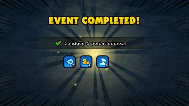 Premio en los eventos