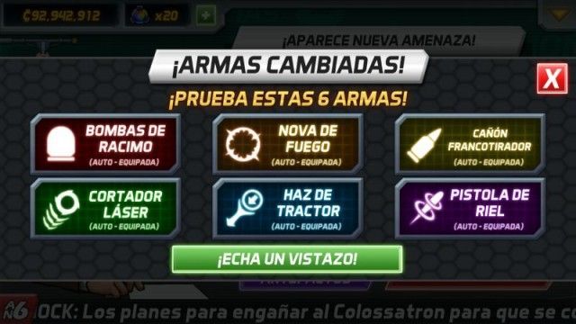 Armamento de pruebas