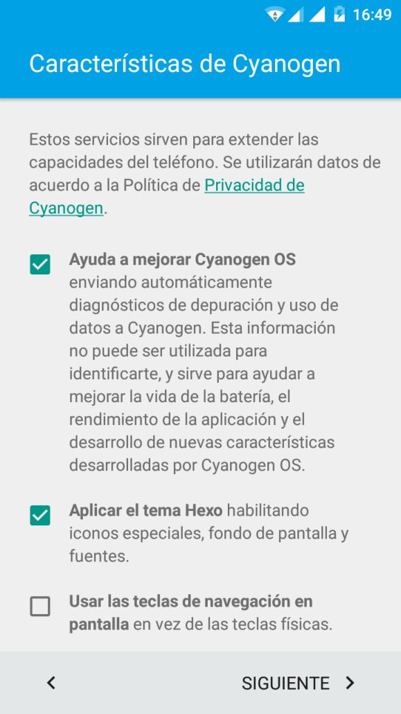 Cyanogen OS - Características