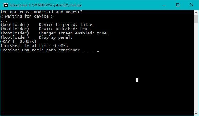 Informacion bootloader